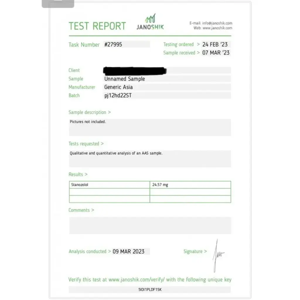Stanozolol 25mg